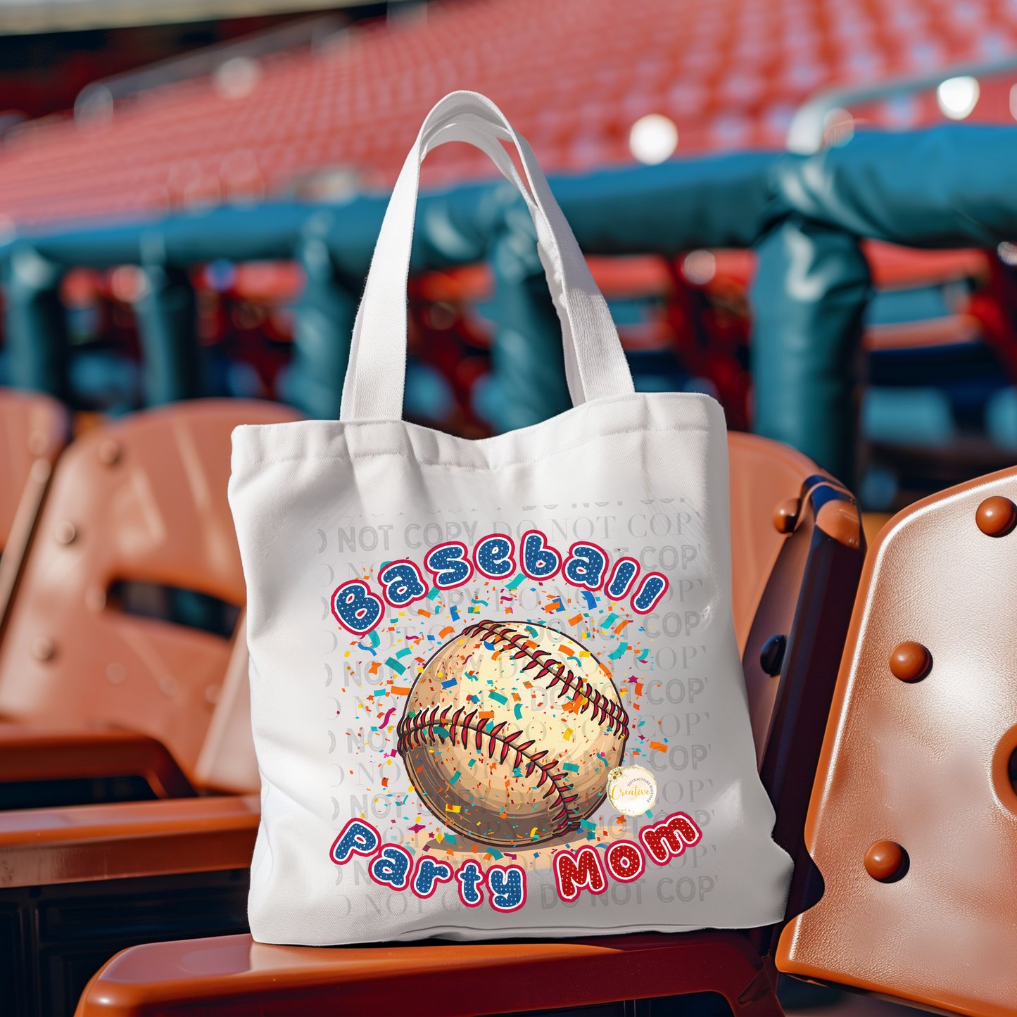 Baseball party mom bag
