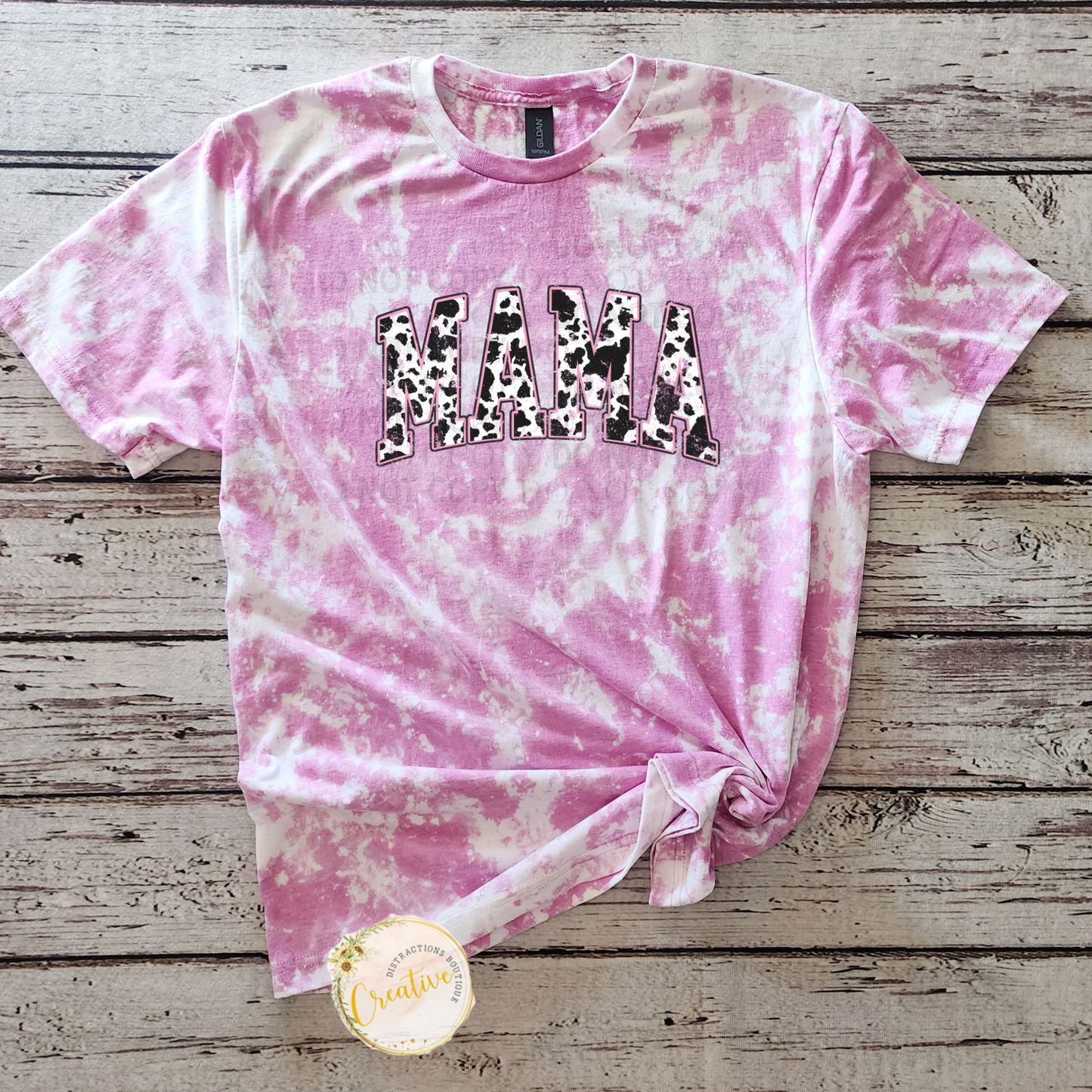 Cowhide Mama tee