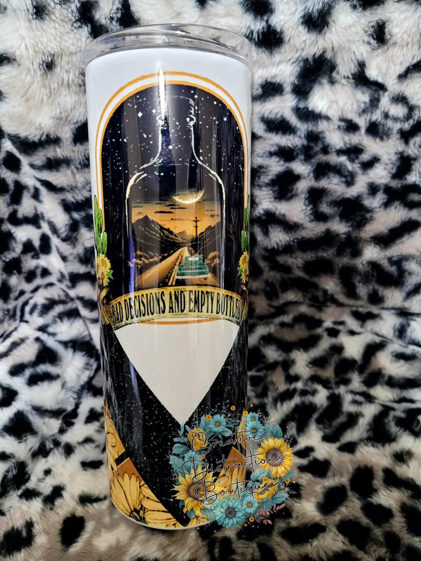 Bad decisions and empty bottles 20 oz tumbler