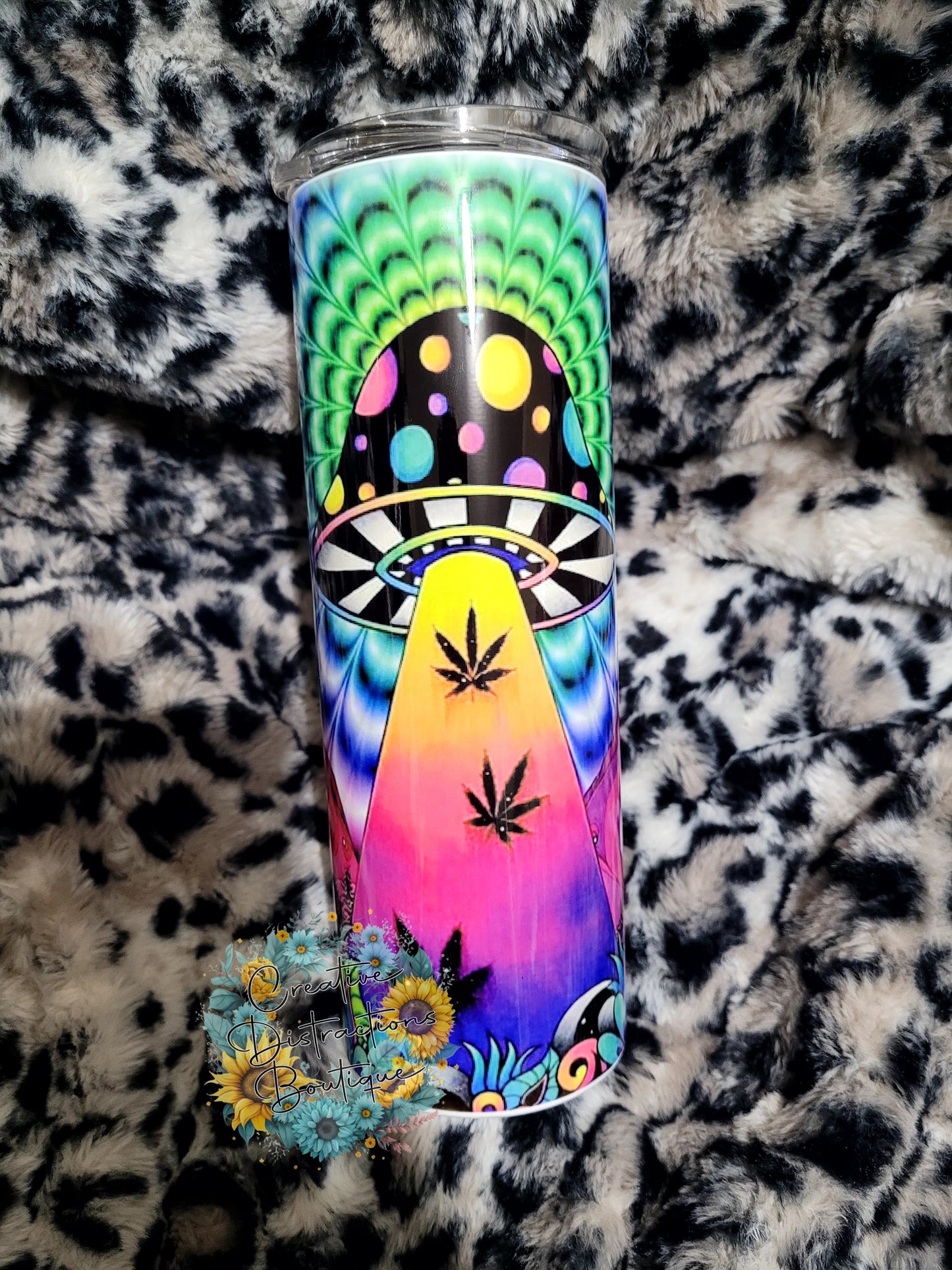 Tippy mushroom 20 oz tumbler