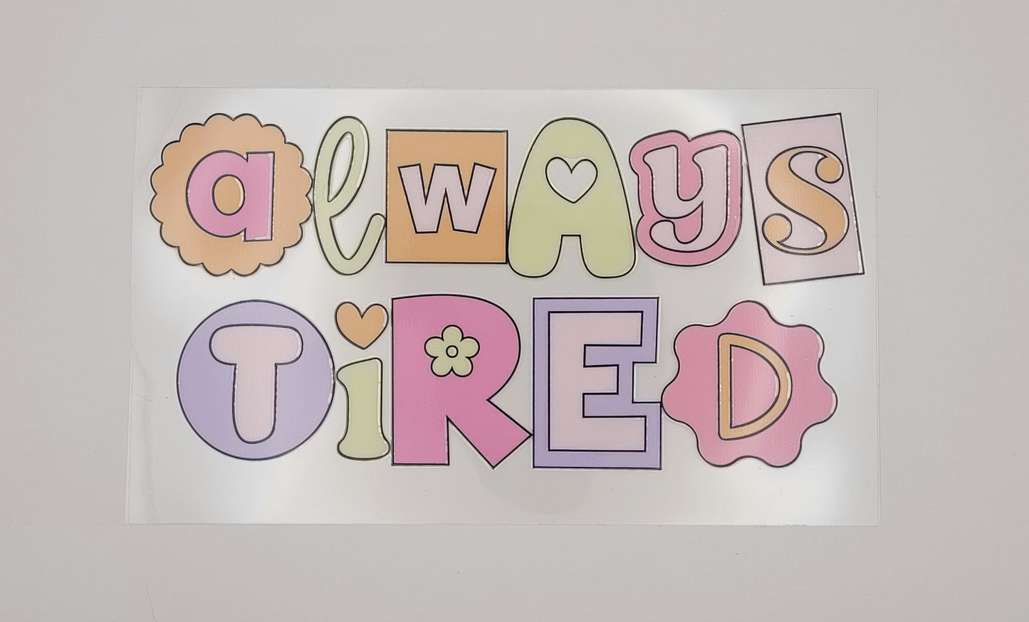 Always tired cup wrap