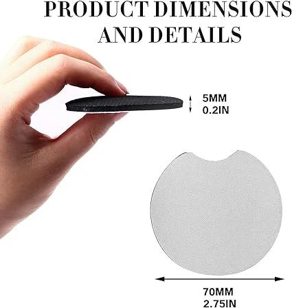 Alien moon child  neoprene car coaster