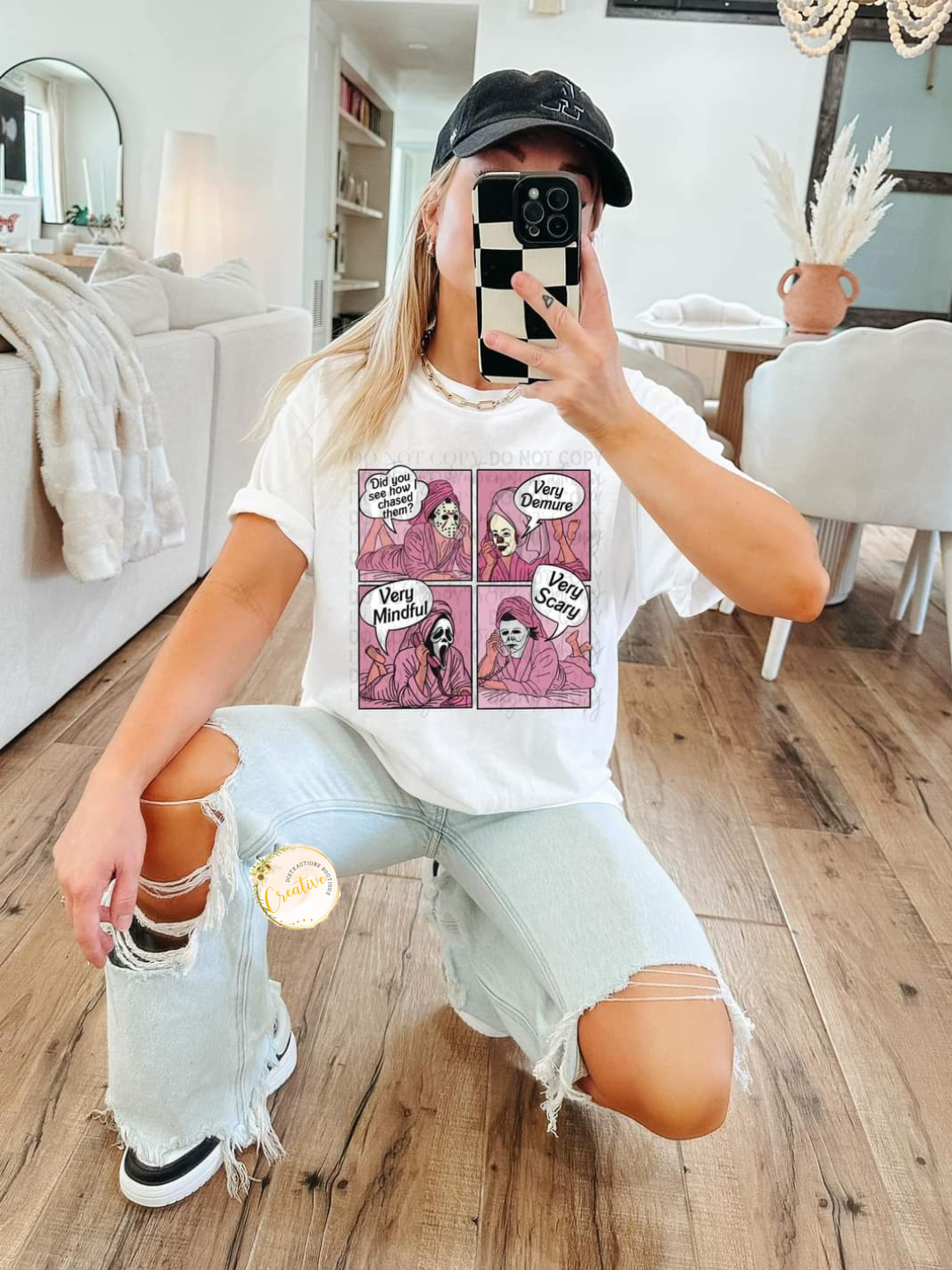 Did you see how I chased them tee