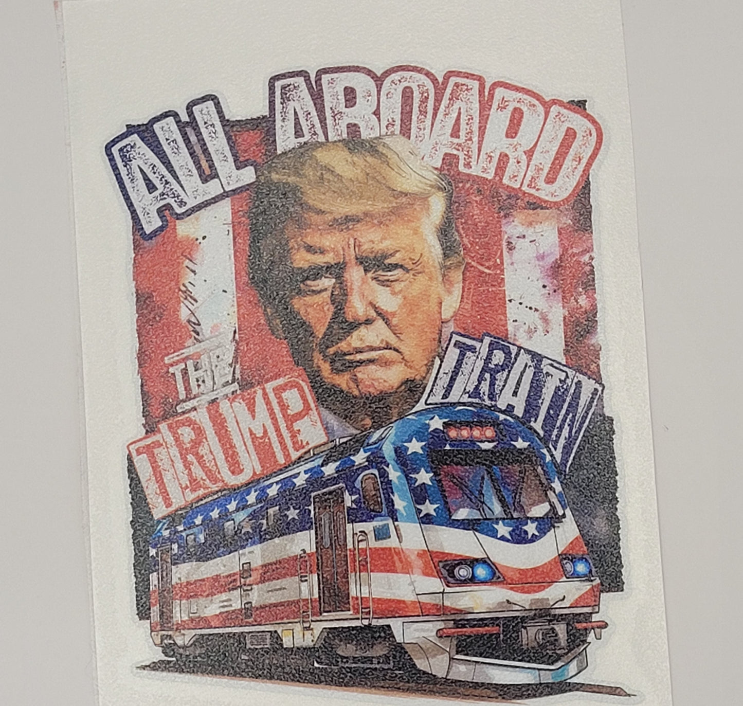 Trump train decal