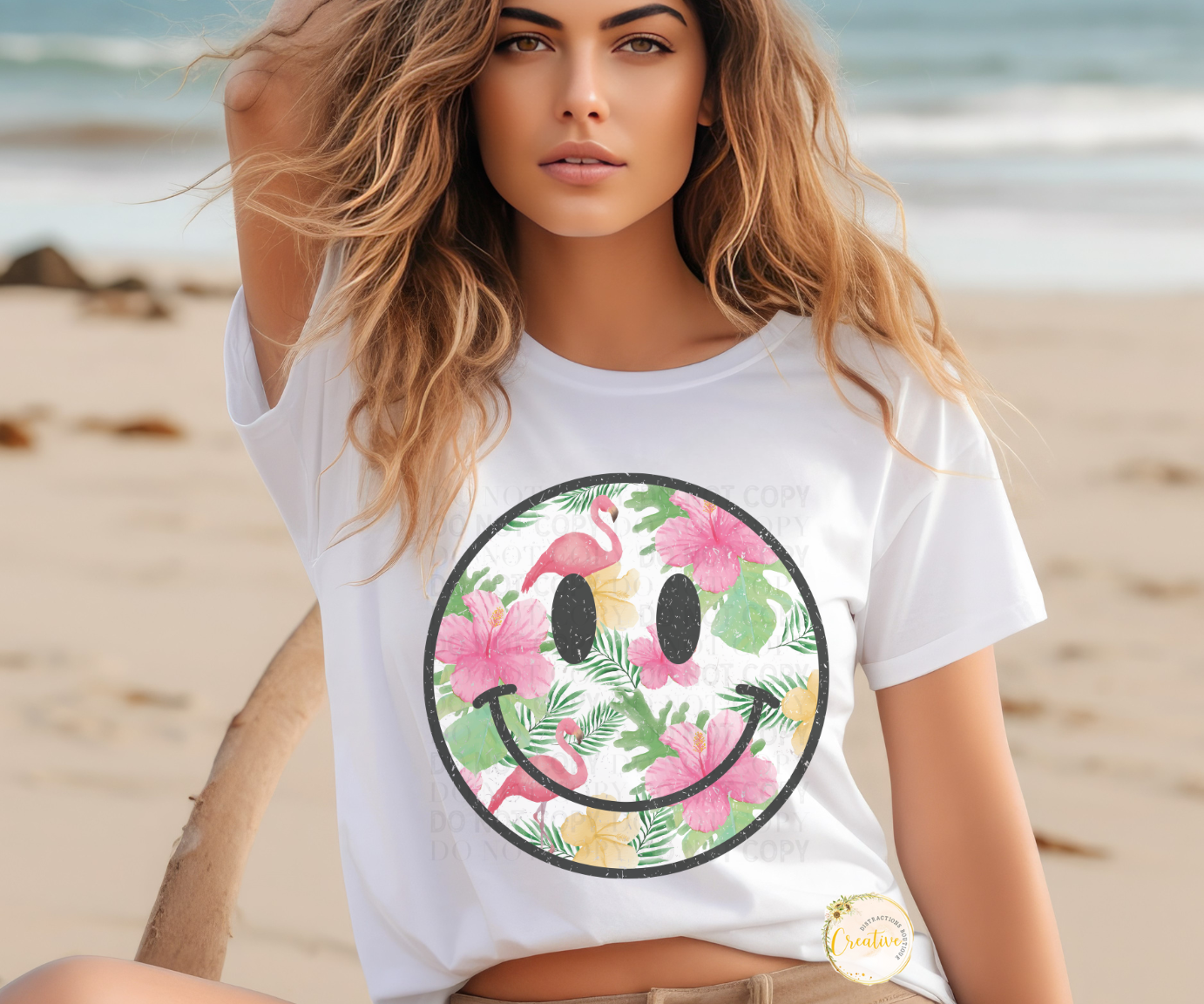 Flamingo smiley