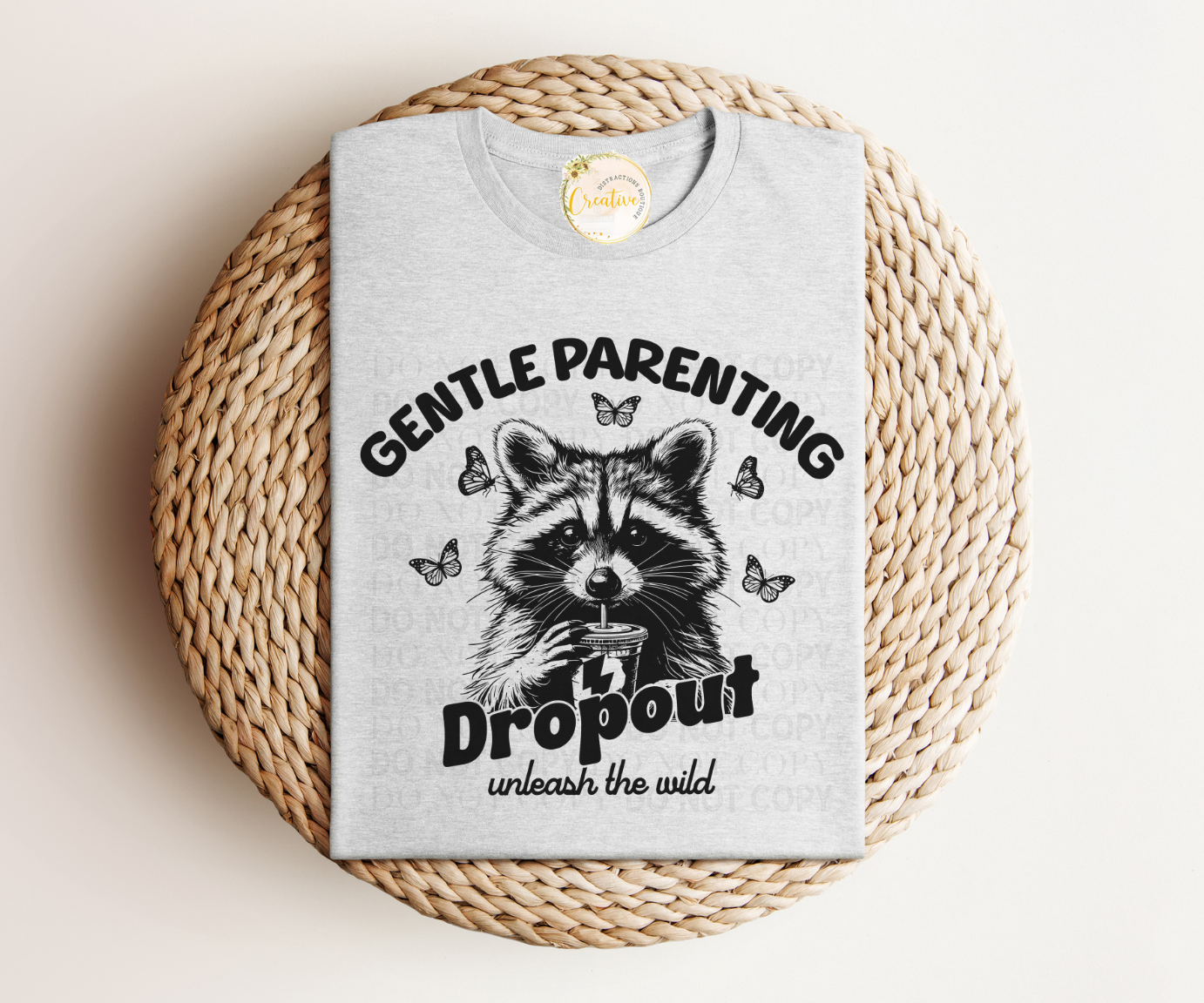 Gentle parenting dropout raccoon