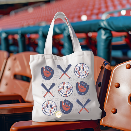 Baseball monogram bag