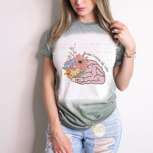 Broken crayons still color tee