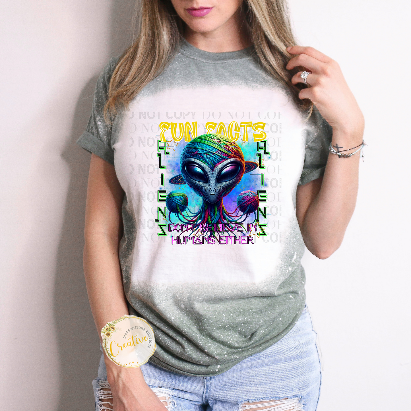 Aliens don't believe in humans either