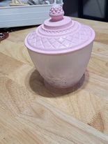 pink candy dish