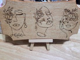 3 women wood burning