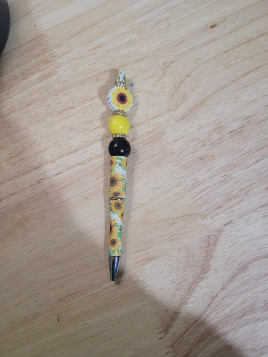 floral  sunflower pen