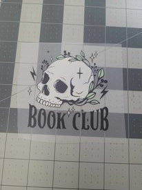 Proud member of the Morally Grey Book club screen-print