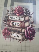 Morally Grey Book Club  screen print