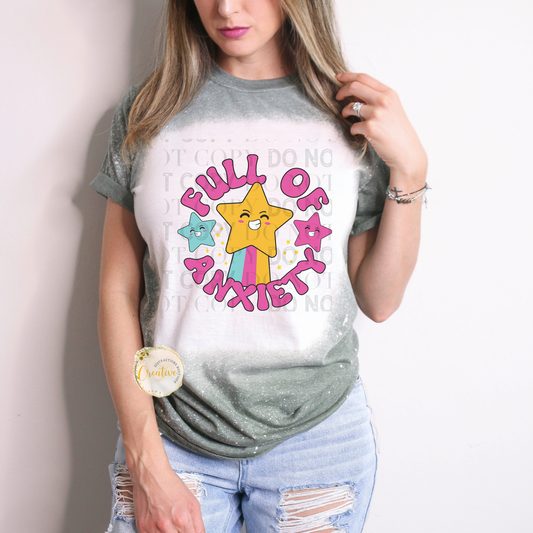 Full of anxiety star tee