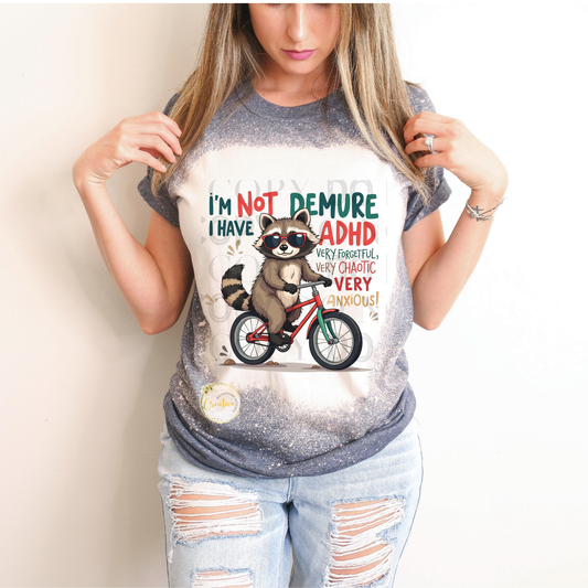I'm not demure racoon