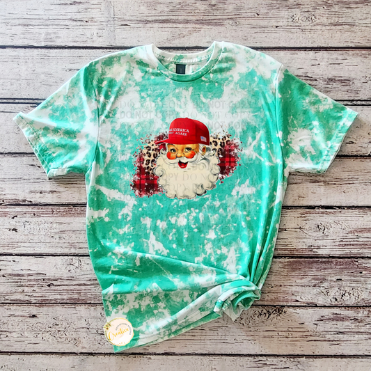 Make America great again retro vintage santa