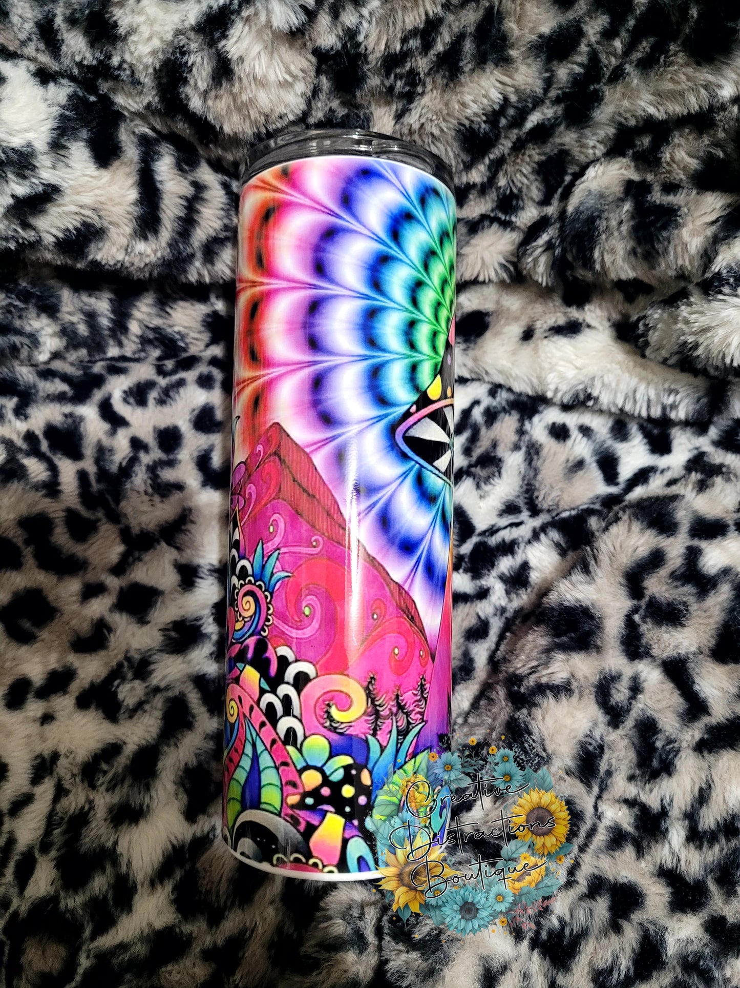Tippy mushroom 20 oz tumbler