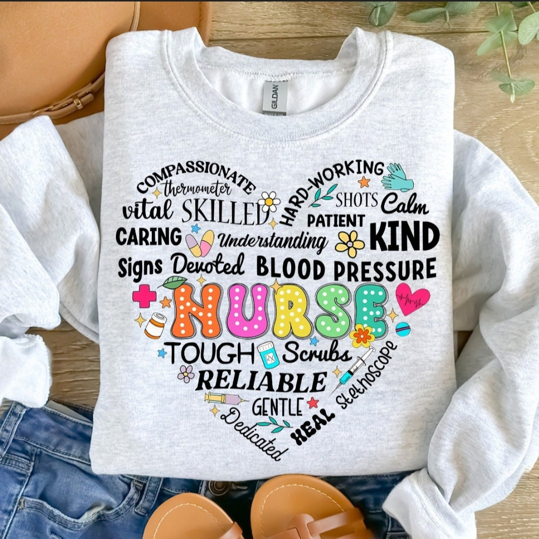 Nurse heart shirts