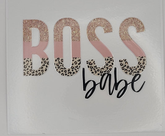 Boss babe decal