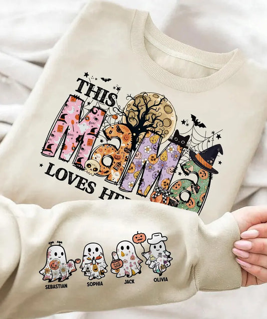 Cute ghost fall customized sweater (Copy)