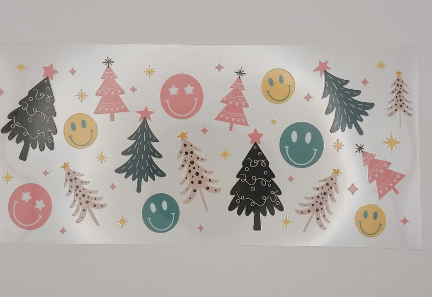 Retro smiley tree
