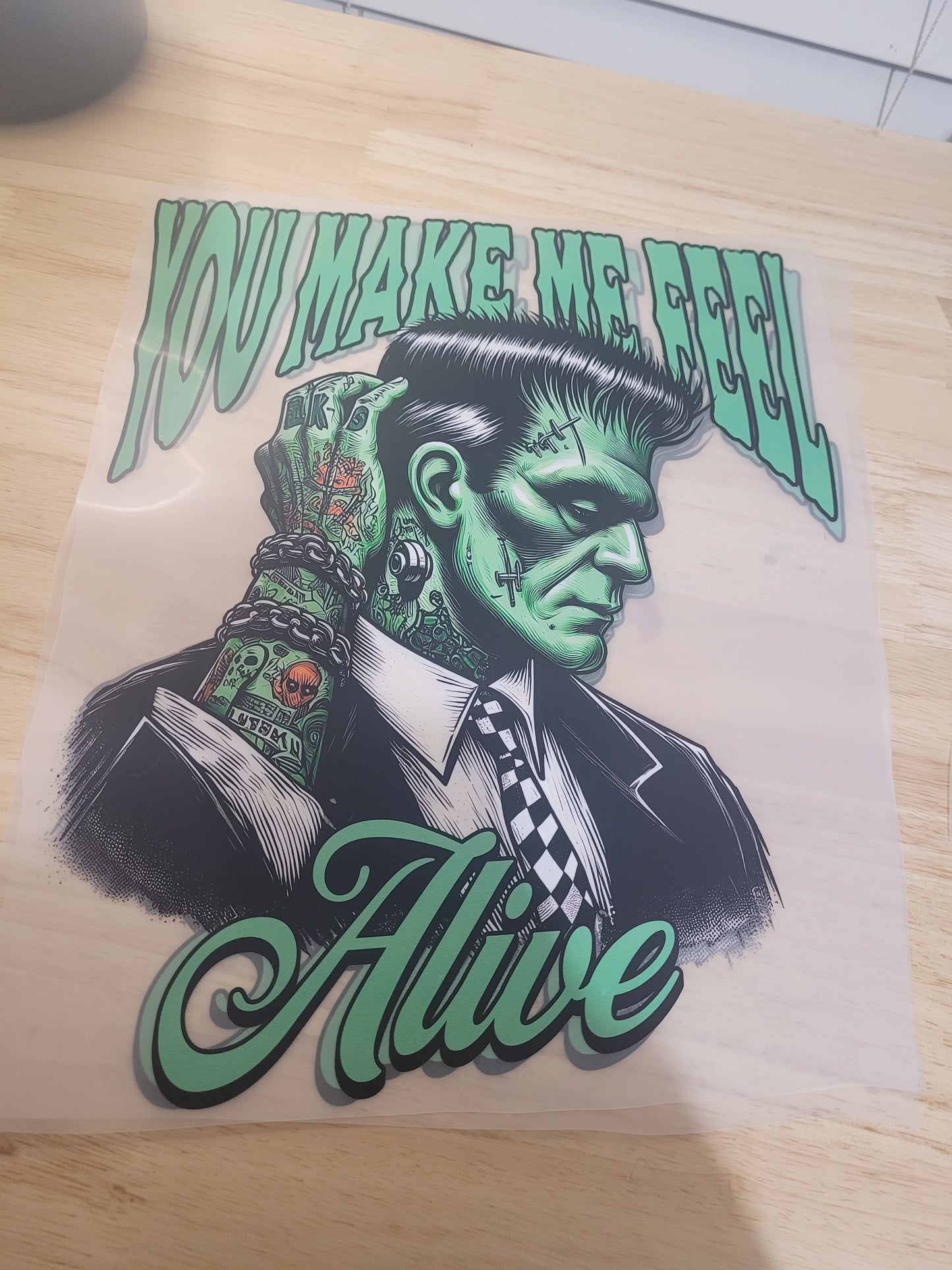 You make me feel alive screenprint